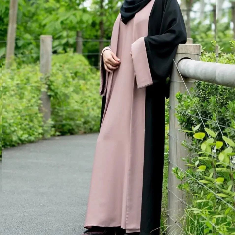 SHRUG ABAYA PEACH