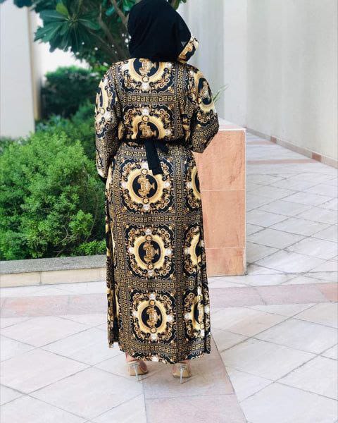 Demanded Aoora Printed Abaya SHADE - 01 ( Limited Stock )