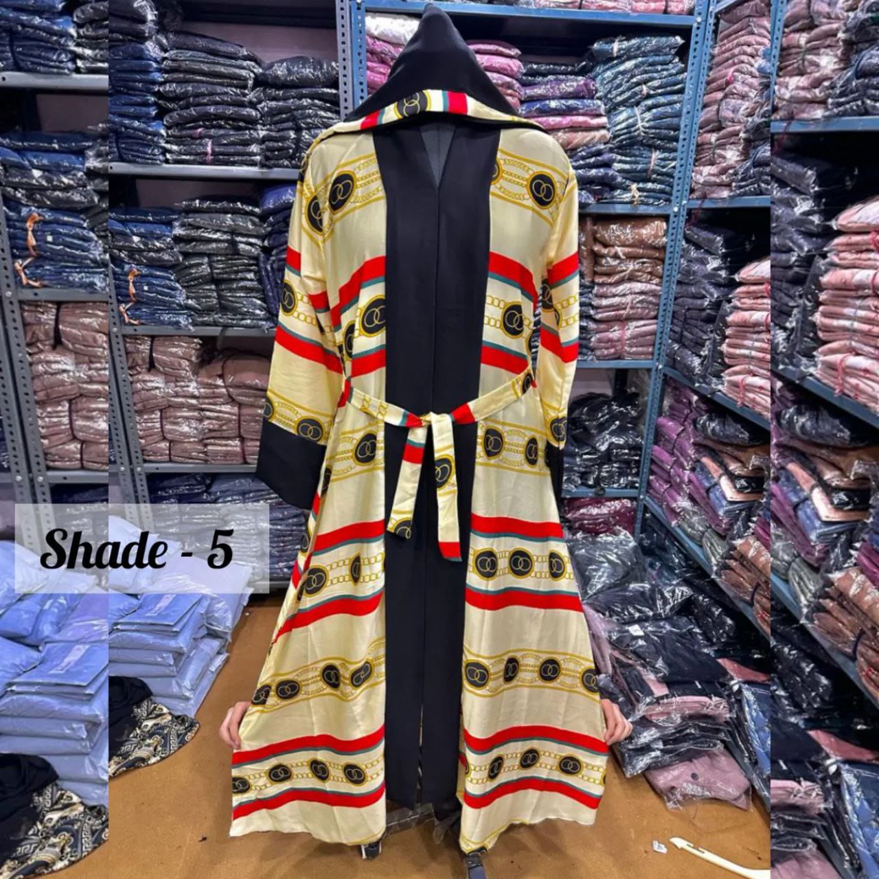 Demanded Aoora Printed Abaya SHADE -05 ( Limited Stock )