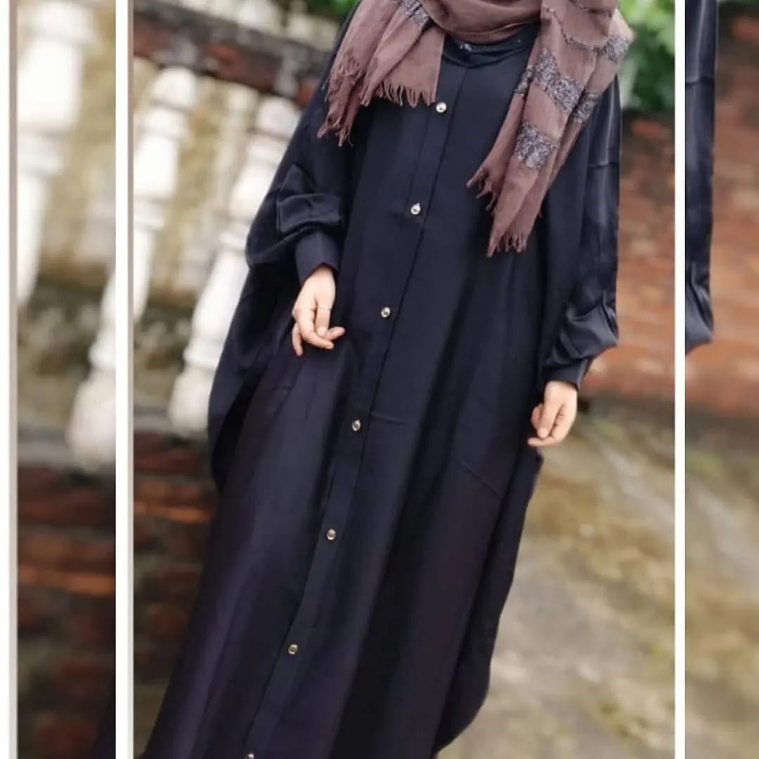 Misbha Demanded Button Kaftan ( BLACK )