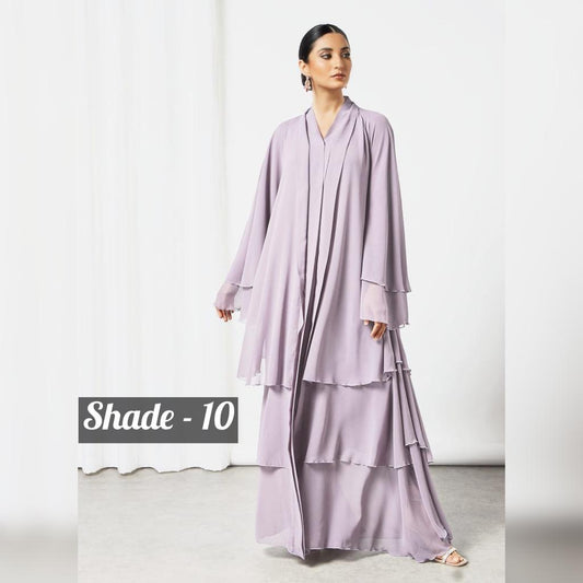 Maleshiyan 3 Layar Abaya ( Imported & Limited Stock ) - Shade 10
