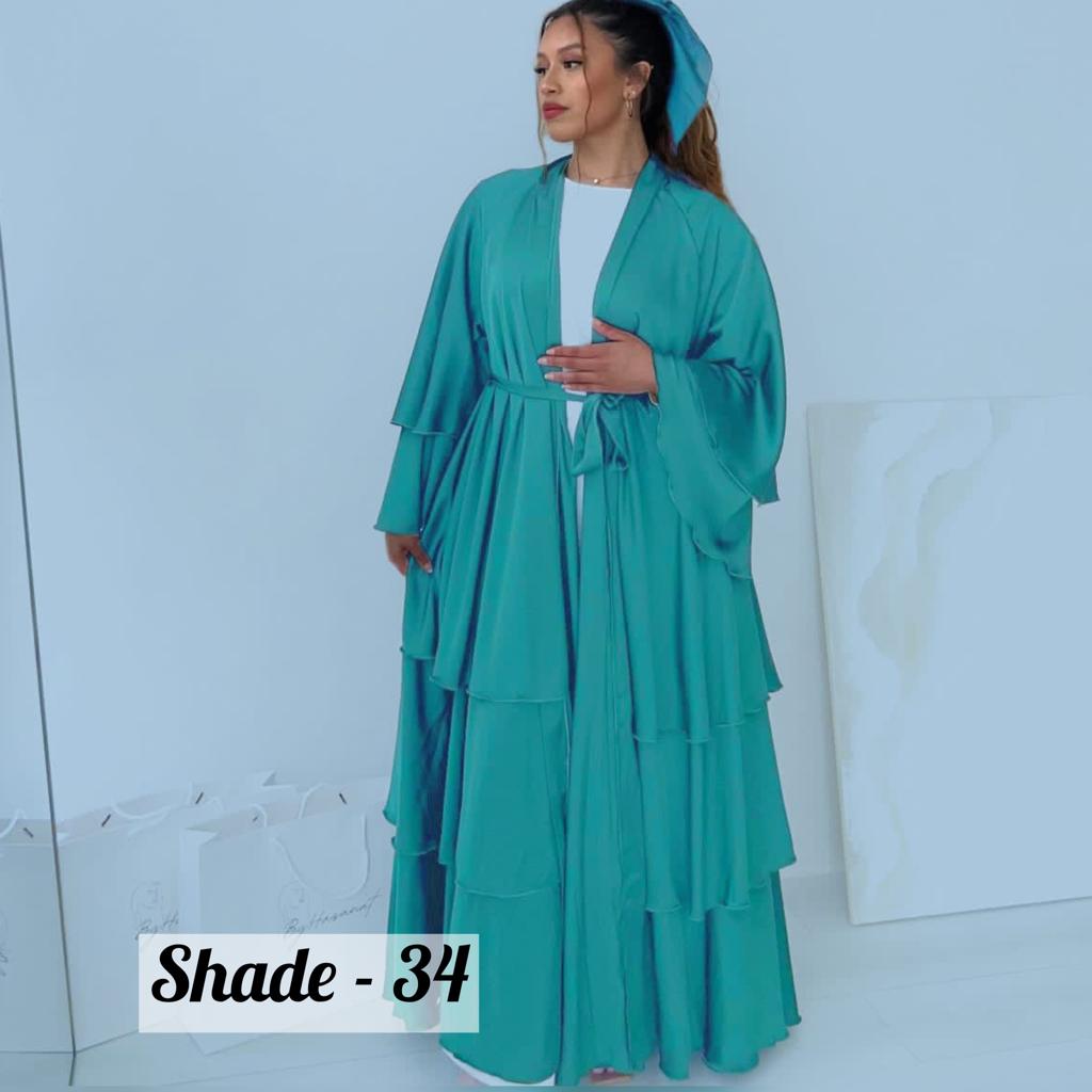 Maleshiyan 3 Layar Abaya ( Imported & Limited Stock ) - Shade 34