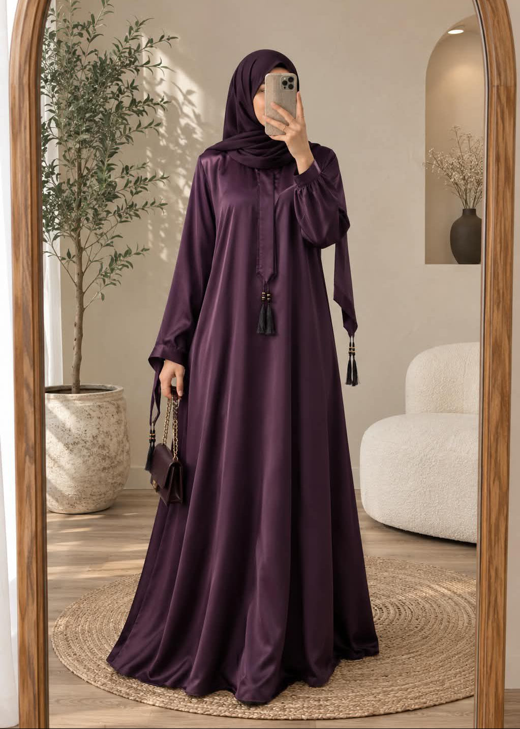 0031 - ZILAHA TEE ABAYA | WINE