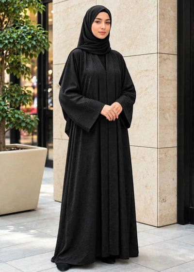 INZA KIMONO ABAYA | BLACK