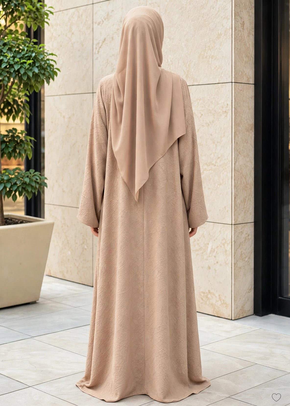 INZA KIMONO ABAYA | NUDE