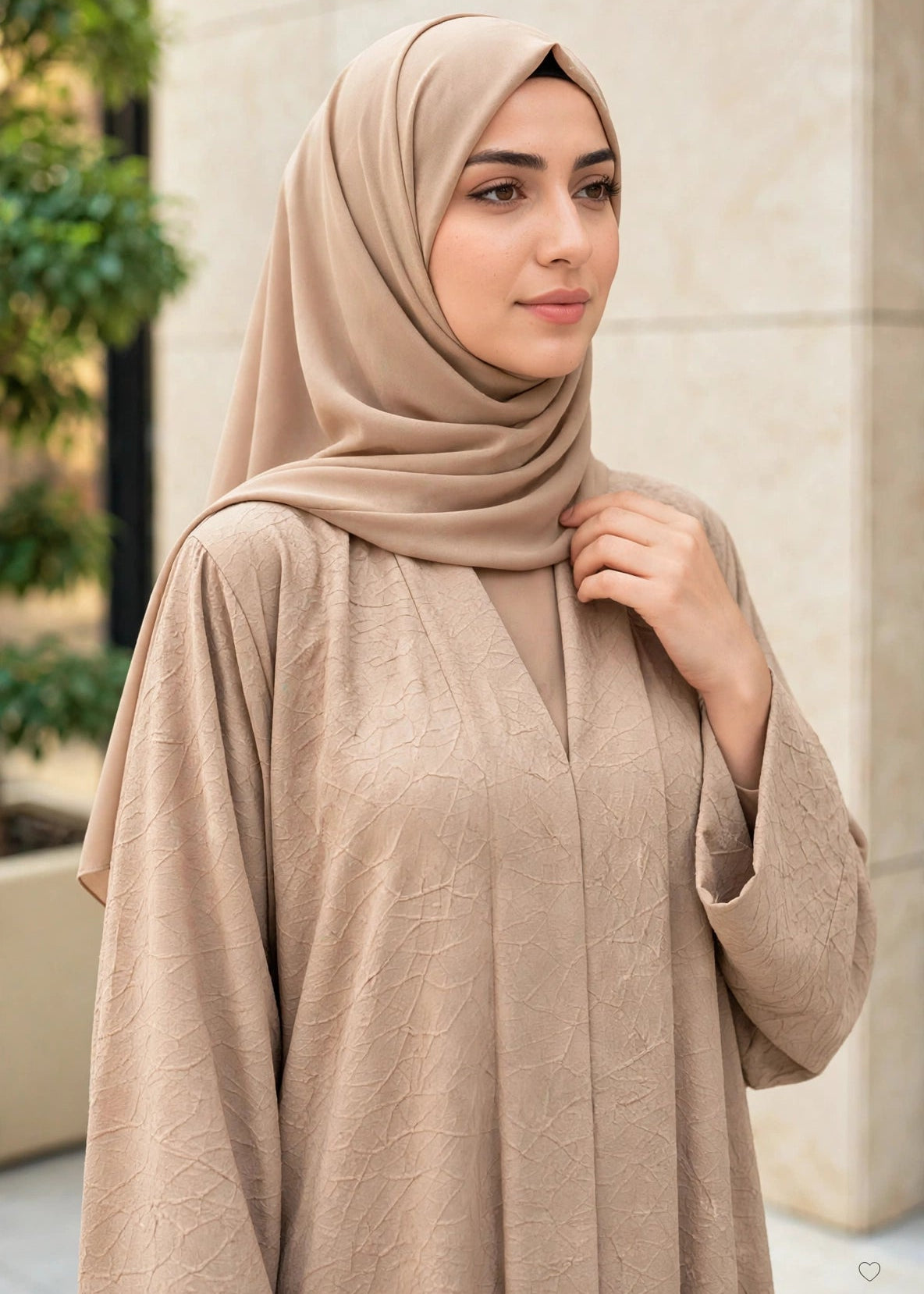 INZA KIMONO ABAYA | NUDE