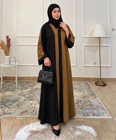 REEBA FULLY CLOSED ABAYA | GOLDEN