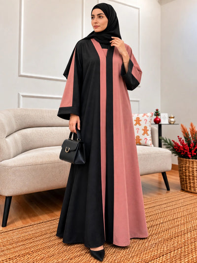 REEBA FULLY CLOSED ABAYA | FLAMINGO
