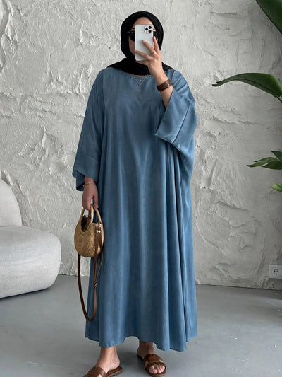 AREBIAN SIMMER KAFTAN ABAYA | GRAY