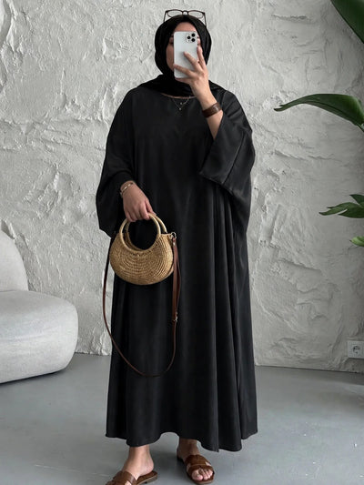 AREBIAN SIMMER KAFTAN ABAYA | BLACK