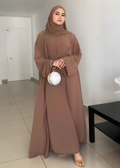 ANAM DOUBLE SHRUG ABAYA |