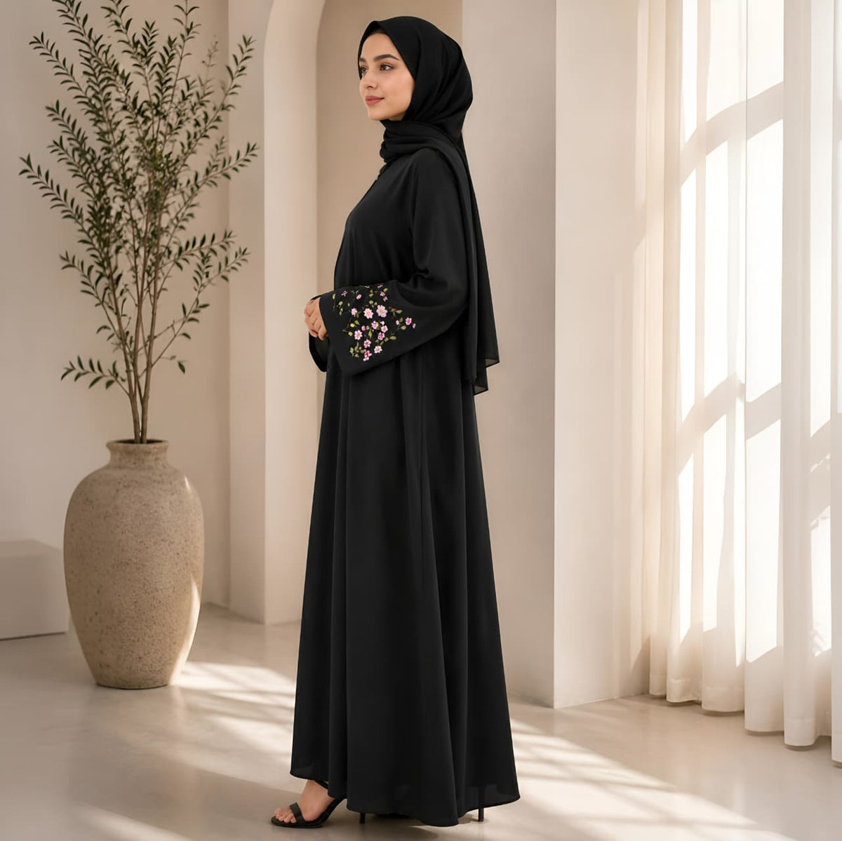 ROOHA EMBROIDERY ABAYA | S-8