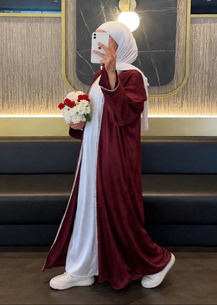 GOLDEN LUXE SHRUG ABAYA |