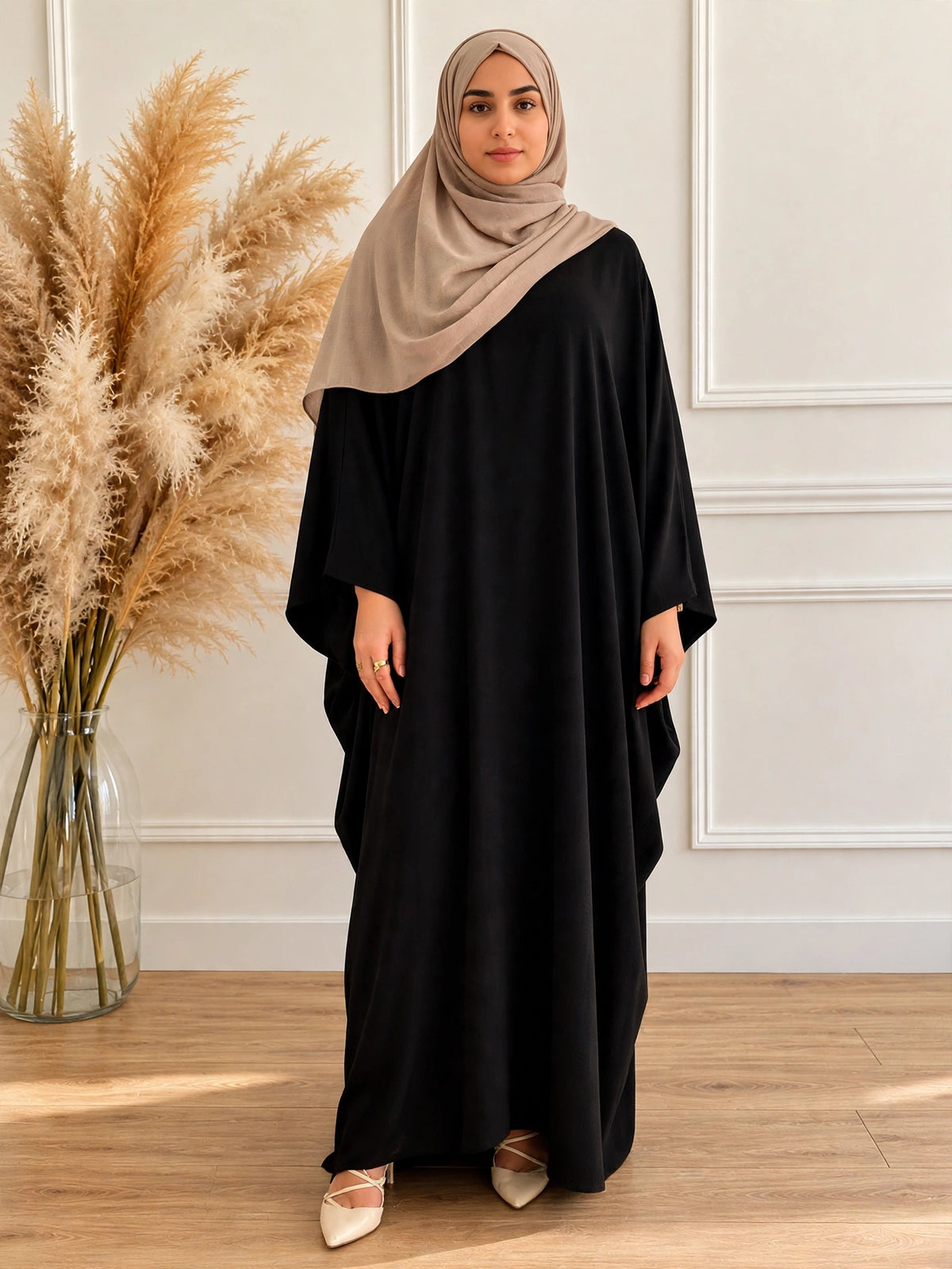 AREBIYAN KAFTAN ABAYA | BLACK