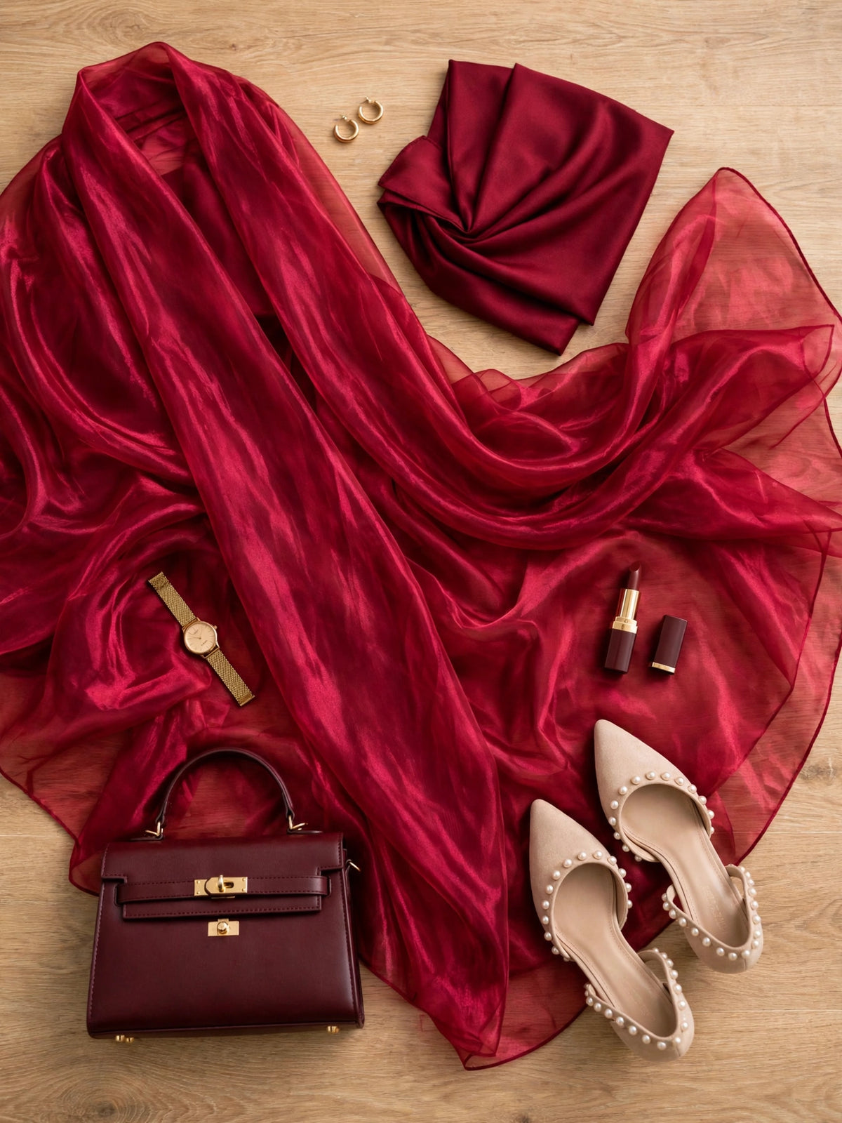 EZZAH DS ABAYA | RED