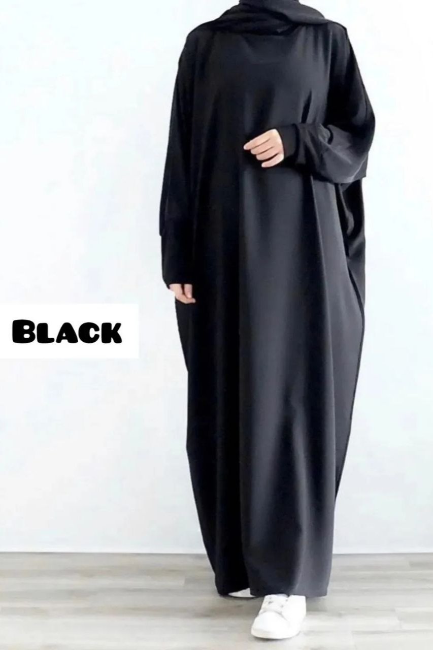 1071 Beautifull fitting sleeve Abaya | SPL BLACK ( Best of Daily Wear )