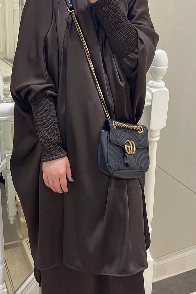 2 piece Jilbab with Skirt Best of Daily Wear - ( COFFEE  )