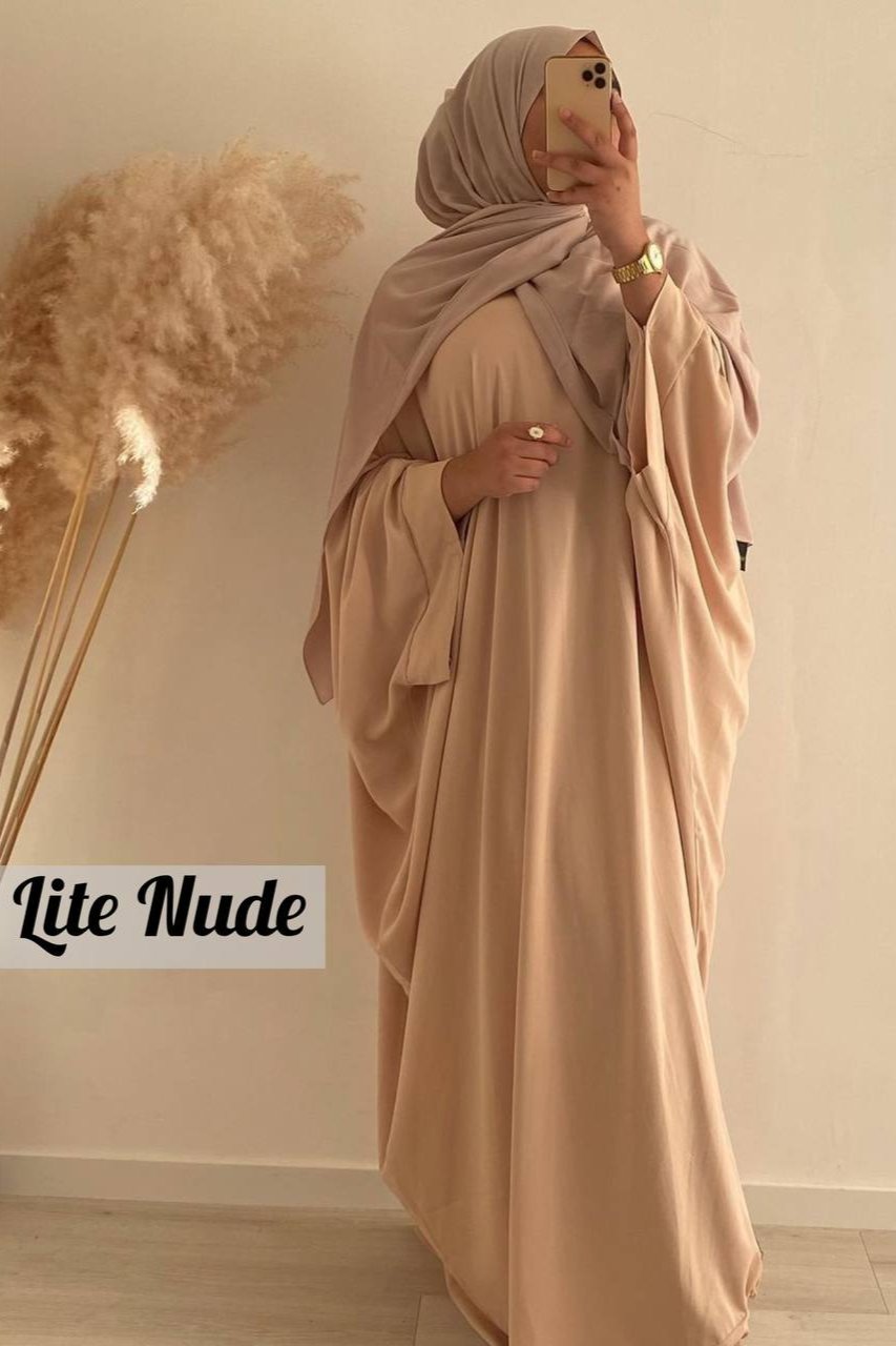 Arebiyan Kaftan Abaya ( LITE NUDE )