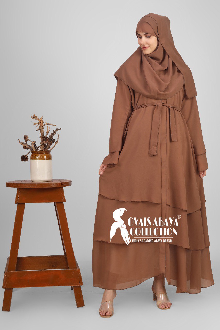 Maleshiyan 3 Layar Abaya LITE GOLDEN ( Imported & Limited Stock )