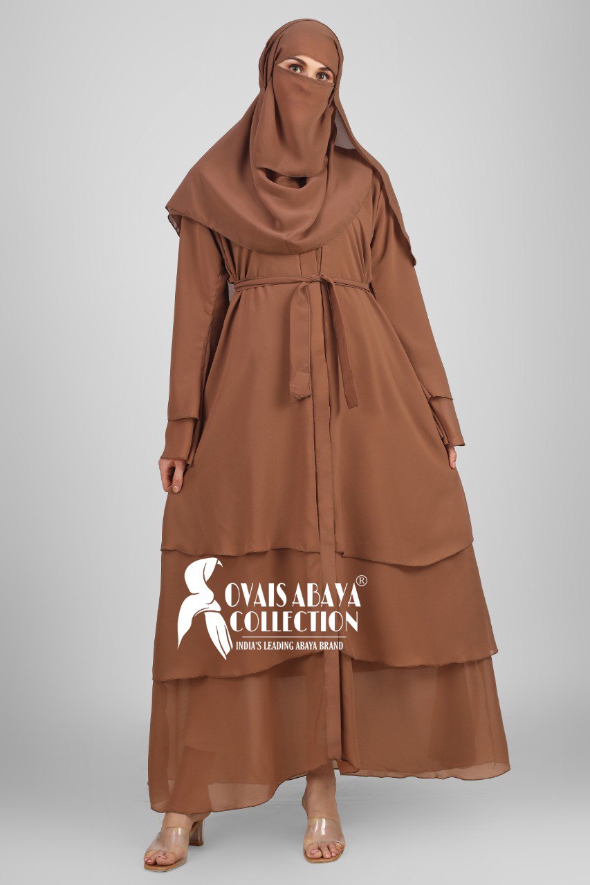 Maleshiyan 3 Layar Abaya LITE GOLDEN ( Imported & Limited Stock )