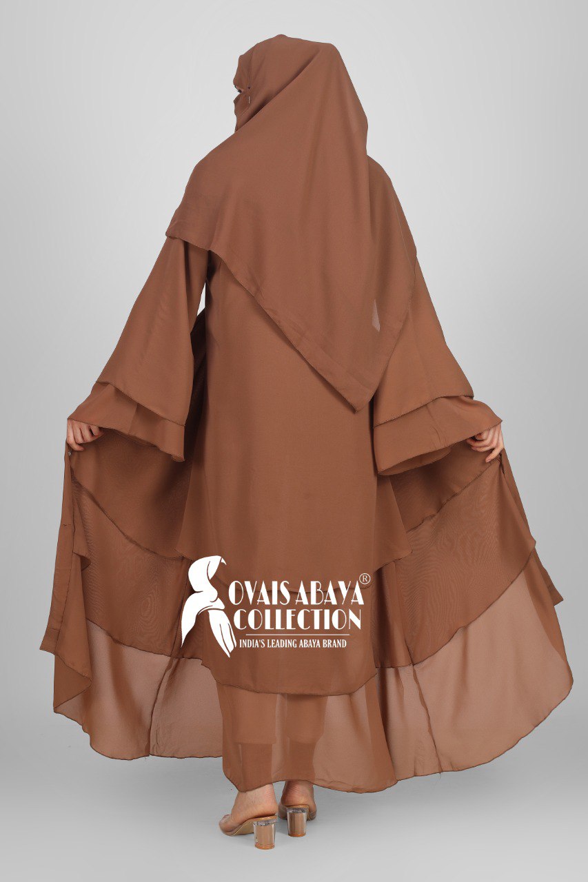 Maleshiyan 3 Layar Abaya LITE GOLDEN ( Imported & Limited Stock )