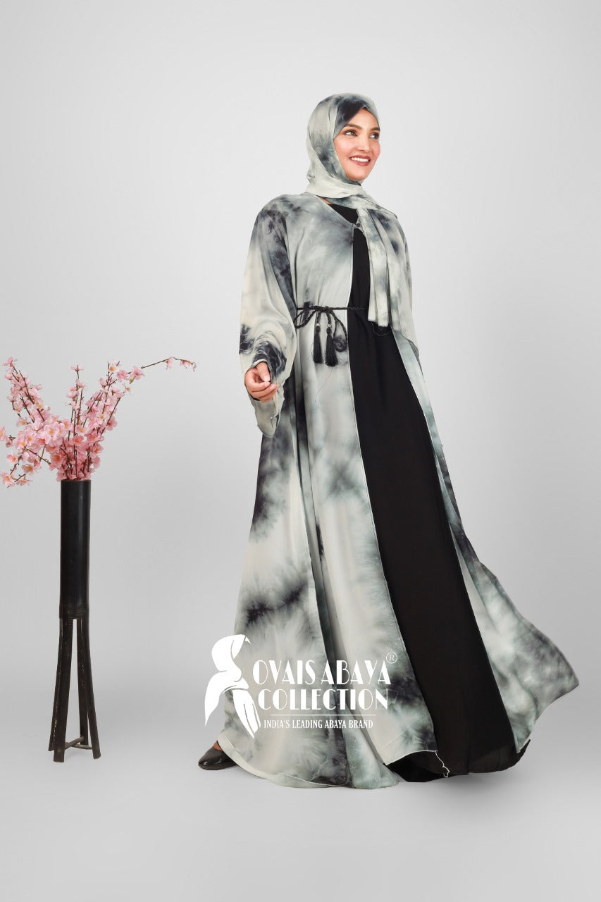 Imported Tai dye Abaya From Dubai ( SHADE- 7 )