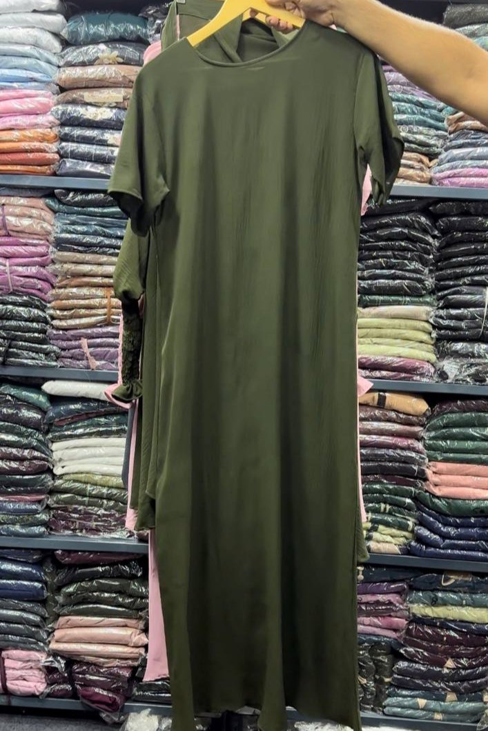 Ahana Full 3 Piece Jilbab OLIVE ( NEW LAUNCH )