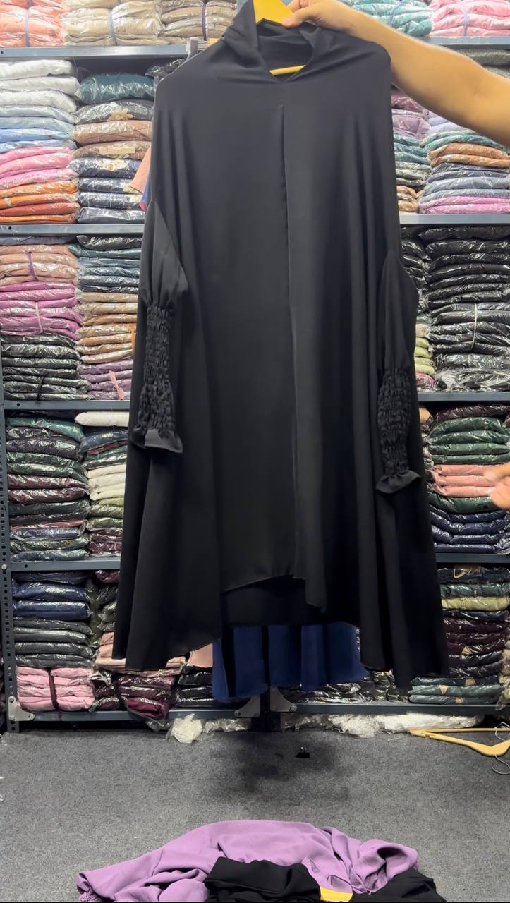 Ahana Full 3 Piece Jilbab BLACK ( NEW LAUNCH )