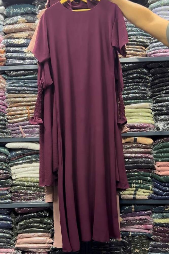 Ahana Full 3 Piece Jilbab MAROON ( NEW LAUNCH )