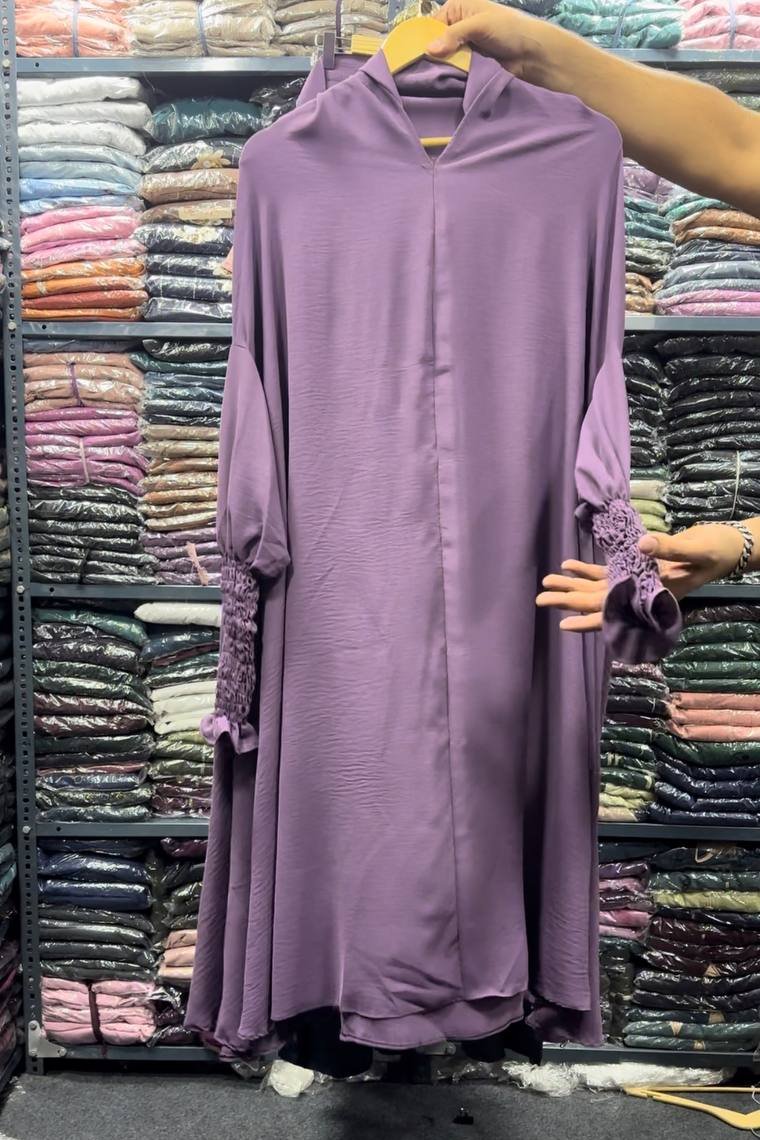 Ahana Full 3 Piece Jilbab PURPLE ( NEW LAUNCH )