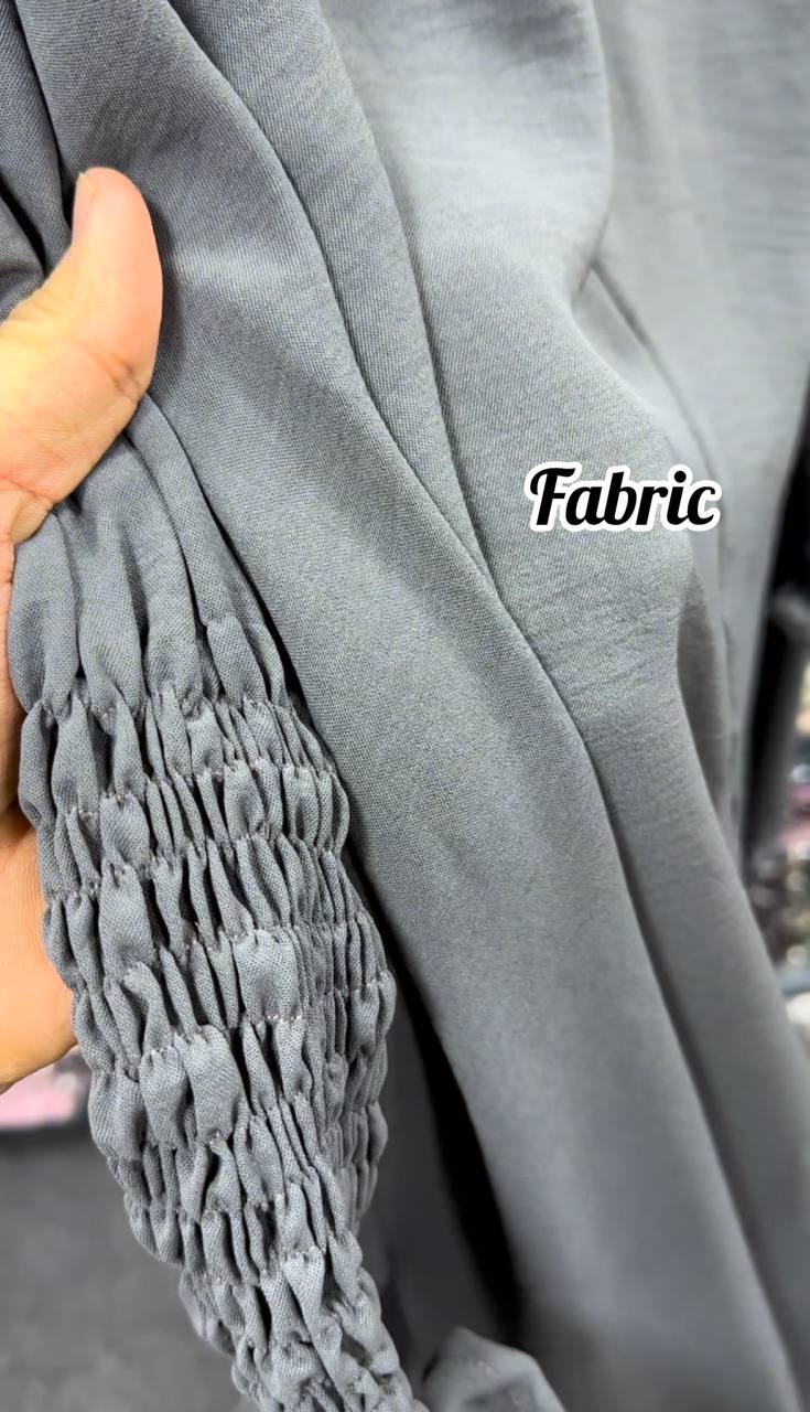 Ahana Full 3 Piece Jilbab GRAY ( NEW LAUNCH )