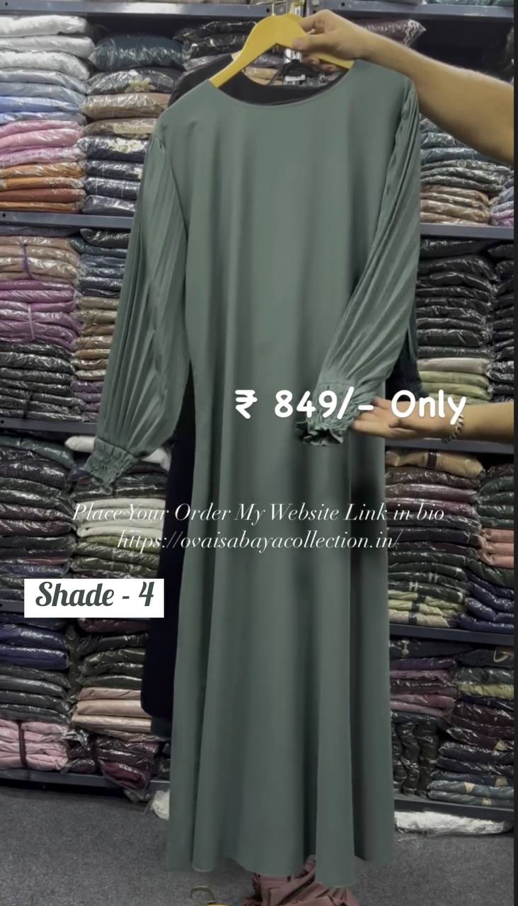 Umbrella Frill Sleeve Prada Abaya ( New - Launch ) – Ovais Abaya Collection