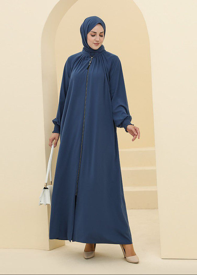 SARA ZIPPER ABAYA | TEAL