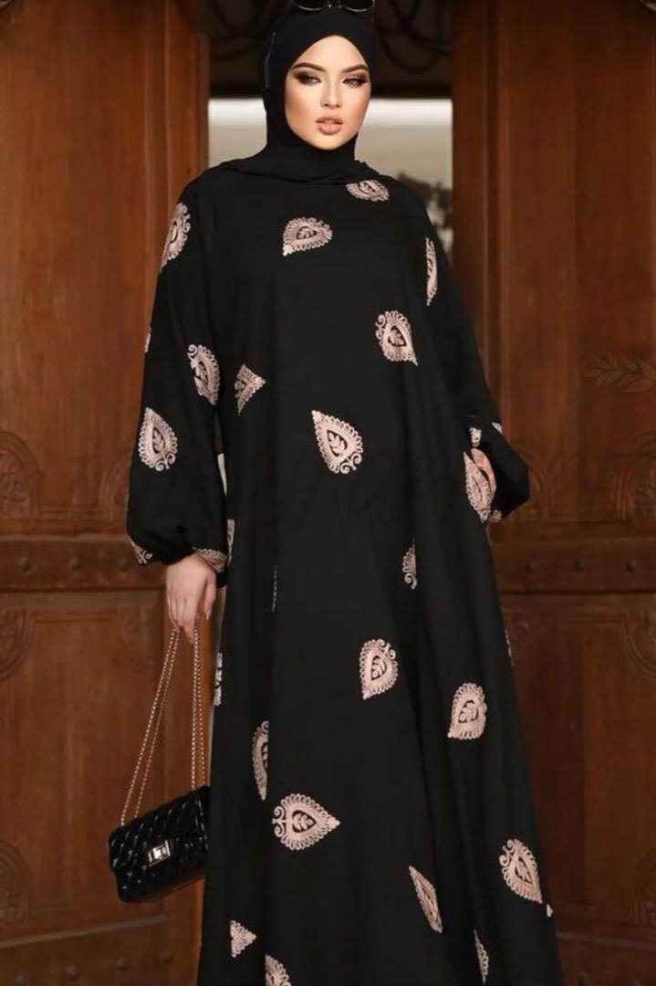 Aliza Orignal Printed Abaya - ( SHADE 4 )