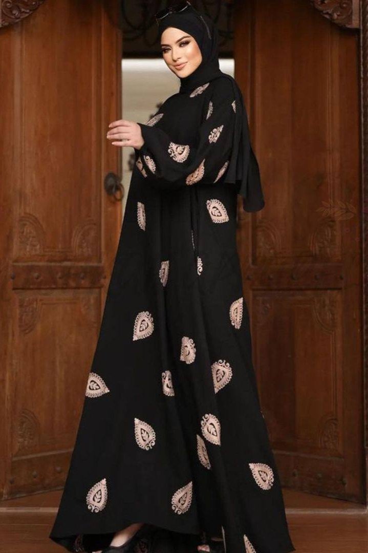 Aliza Orignal Printed Abaya - ( SHADE 4 )