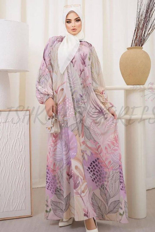 ALIZA PRINTED ABAYA | SHADE 6