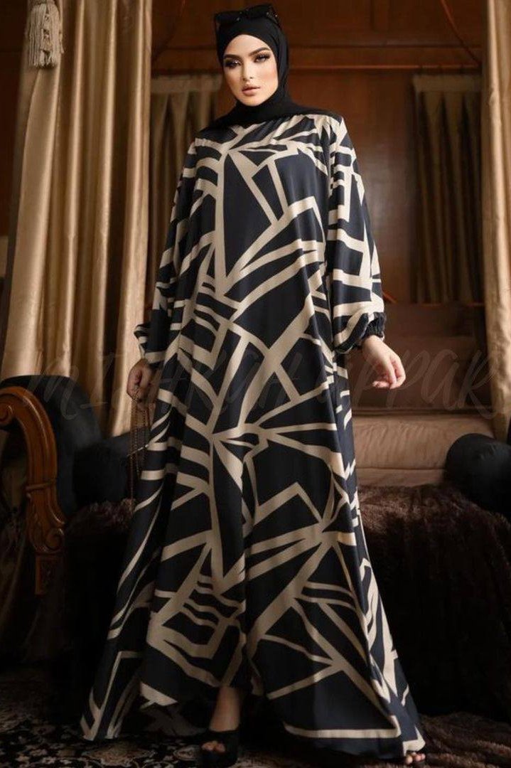 Aliza Orignal Printed Abaya - ( SHADE 7 )