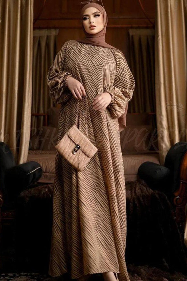 ALIZA PRINTED ABAYA | SHADE 8