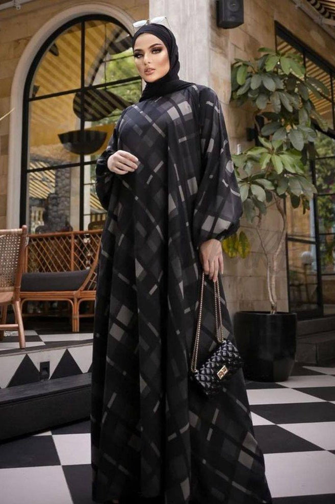 ALIZA PRINTED ABAYA | SHADE 9