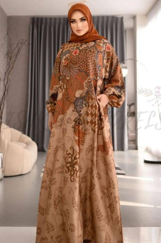 ALIZA PRINTED ABAYA | SHADE 11