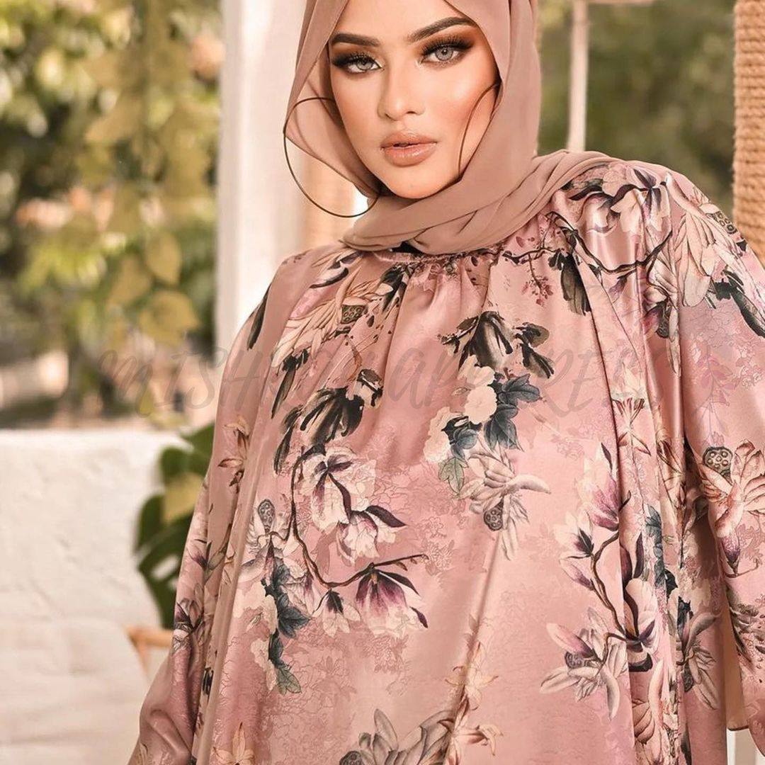 Aliza Orignal Printed Abaya - ( SHADE 12 )