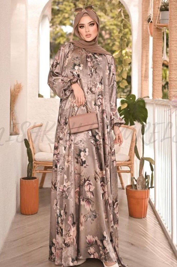 Aliza Orignal Printed Abaya - (  SHADE 10 )