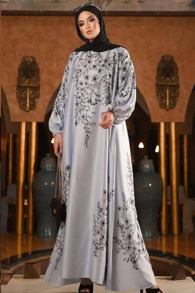 ALIZA PRINTED ABAYA | SHADE 13