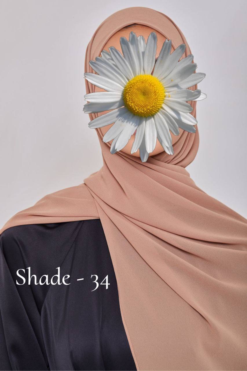 Maleshian Chiffon Stoles SHADE - 34 ( NEW LAUNCH )