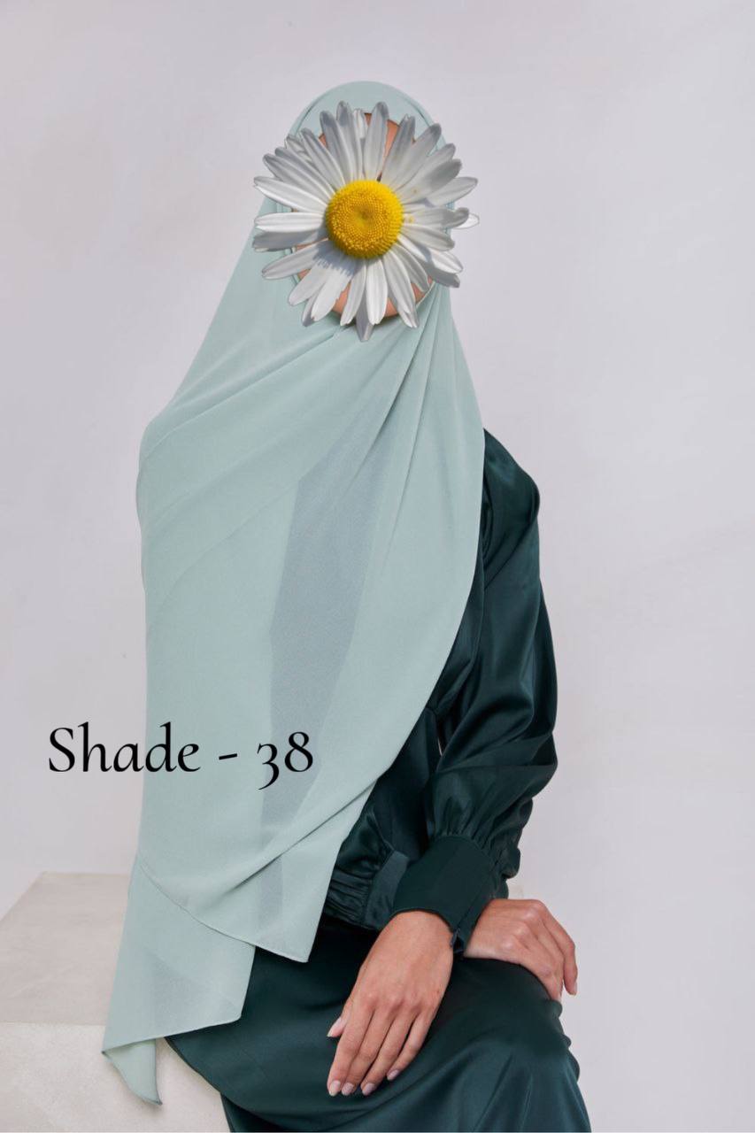 Maleshian Chiffon Stoles SHADE - 38 ( NEW LAUNCH )