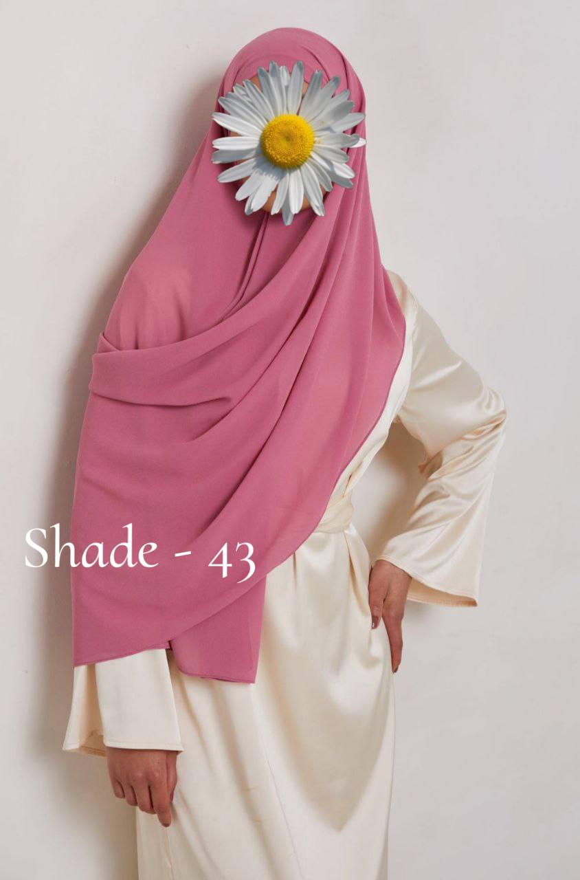 Maleshian Chiffon Stoles SHADE - 43 ( NEW LAUNCH )