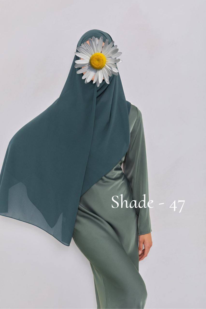 Maleshian Chiffon Stoles SHADE - 47 ( NEW LAUNCH )