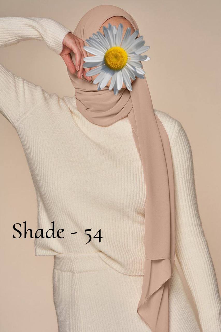 Maleshian Chiffon Stoles SHADE - 54 ( NEW LAUNCH )