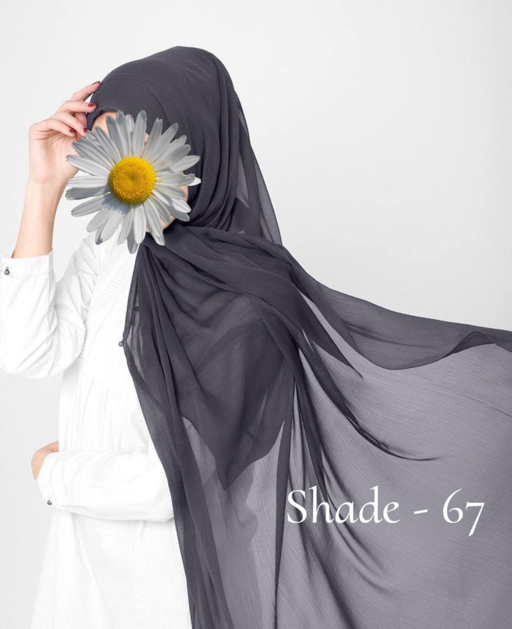 Maleshian Chiffon Stoles SHADE - 67 ( NEW LAUNCH )