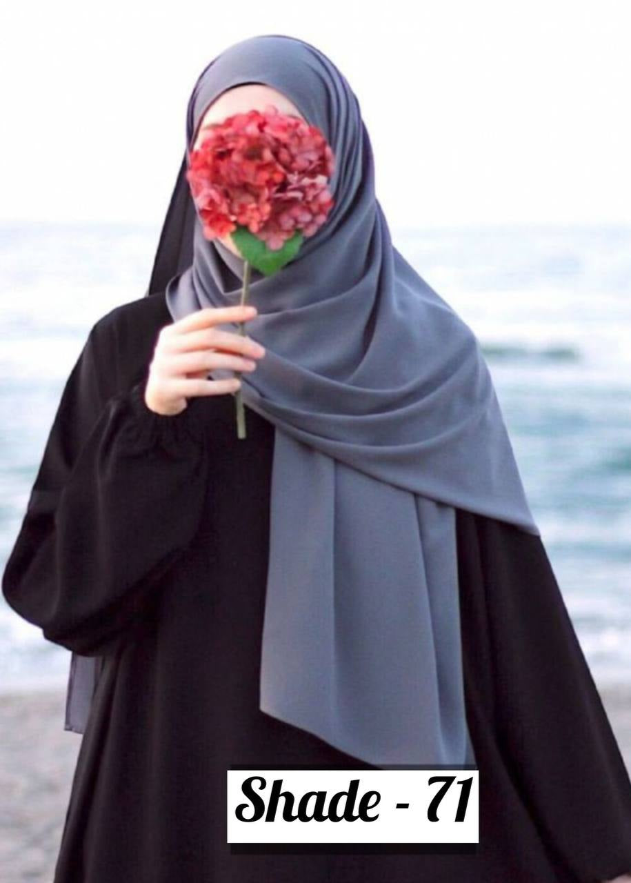 Maleshian Chiffon Stoles ( SHADE - 71 )